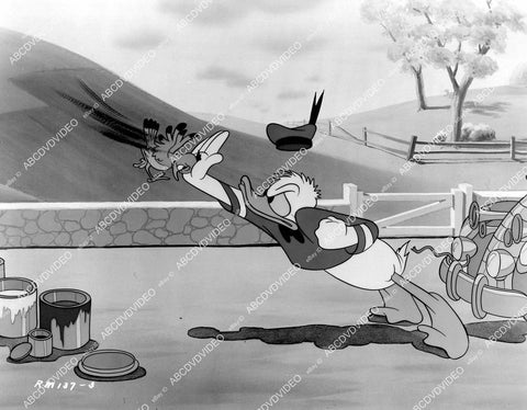 crp-08033 1946 Donald Duck Disney animated short Wet Paint crp-08033