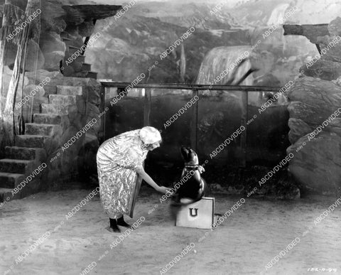 crp-08075 1924 Louise Fazenda, Freddie the seal silent film The Galloping Fish crp-08075