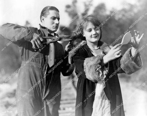 crp-08079 1924 Syd Chaplin, Lucille Ricksen silent film The Galloping Fish crp-08079