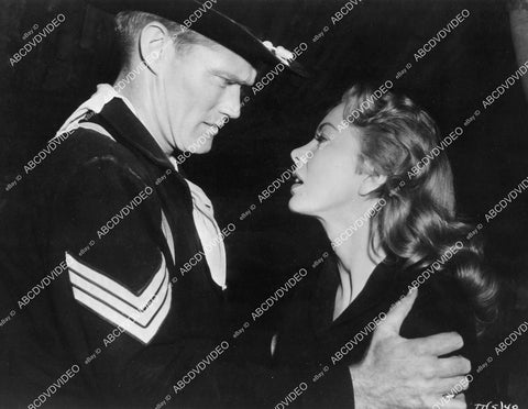 crp-08195 1957 Chuck Connors, Susan Cummings film Tomahawk Trail crp-08195
