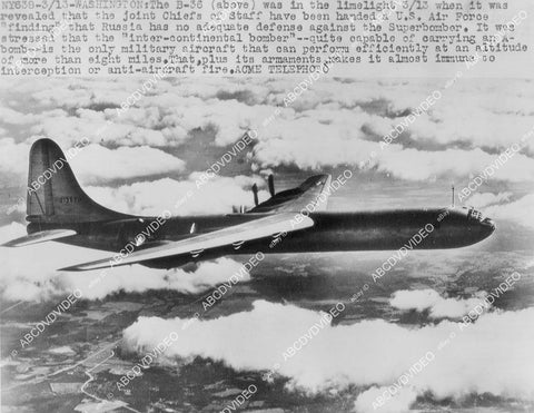crp-00820 1949 military aviation B-36 Bomber newest tool for Soviet Threat crp-00820