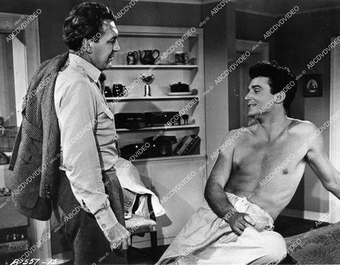 crp-08210 1955 Forrest Tucker, Keith Larsen film Night Freight crp-08210