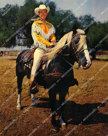 crp-08302 1950's Rex Allen on his horse Koko crp-08302