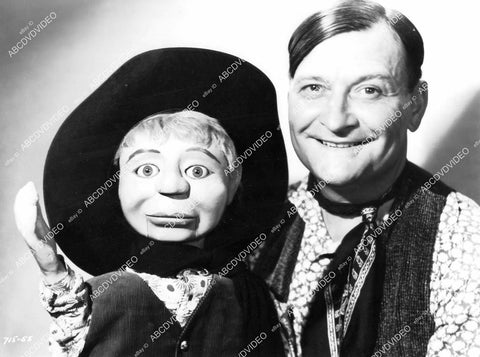 crp-08322 1938 Max Terhune w ventriloquist dummy Elmer film Call the Mesquiteers crp-08322