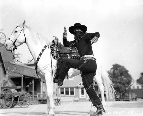 crp-08325 1945 Charles Starrett as The Durango Kid crp-08325