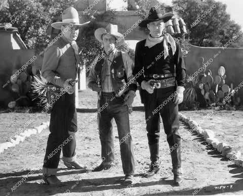 crp-08328 1940's Buck Jones, Tim McCoy unknown western film crp-08328