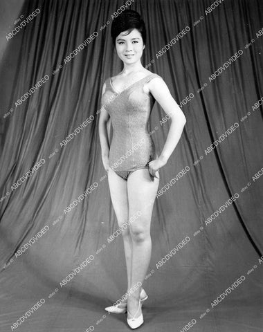 crp-08381 1950's pretty Yangja Sohn 18 yo Miss Korea at Beverly Hilton hotel crp-08381