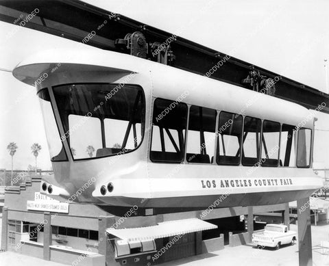 crp-08398 1962 Los Angeles County Fair new monorail cars and system crp-08398