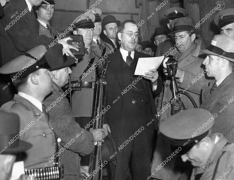 crp-08415 1936 crime photo Bruno Hauptman's prison warden Mark Kimberling (Lindbergh kidnapping) crp-08415
