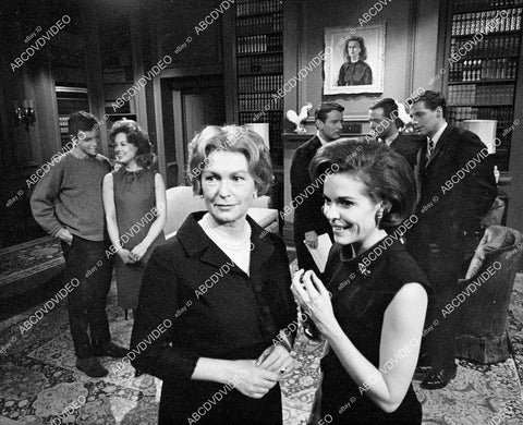 crp-08425 1965 Geraldine Fitzgerald, Eileen Fulton, Robert Drivas, Julienne Marie, Nicolas Coster, Sam Groom TV Our Private World crp-08425