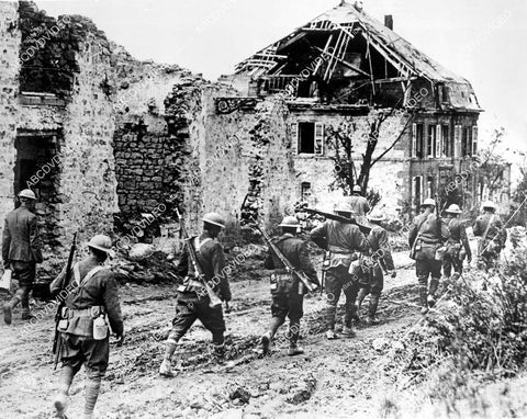 crp-08438 1964 WWI American troops marching through Europe documentary TV World War I crp-08438