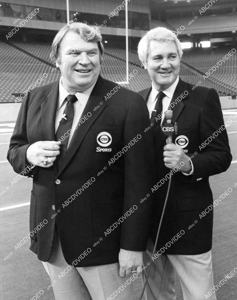 crp-08455 1981 NFL football John Madden, Pat Summerall TV