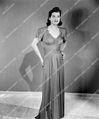 crp-08493 1941 cute model in her evening gown film Tillie the Toiler crp-08493