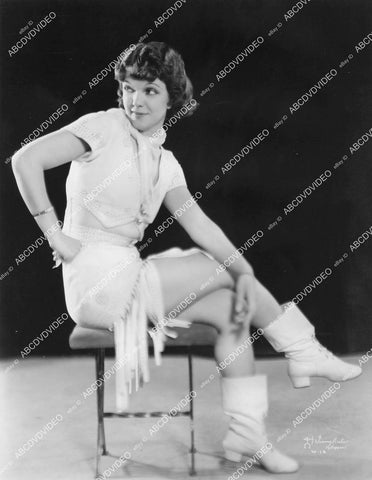 crp-00857 1934 Bobbe Arnst sexy in short skirt and boots theatrical play Whoopee crp-00857