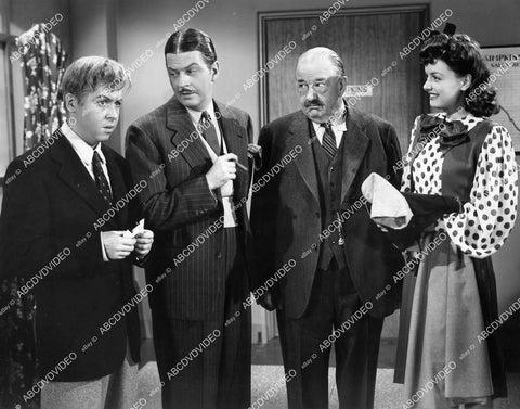 crp-08584 1941 Kay Harris, George Watts, William Tracy, Vinton Hayworth film Tillie the Toiler crp-08584