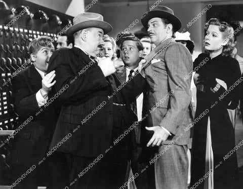 crp-08594 1941 William Tracy, George Watts, Benny Bartlett, Vinton Hayworth, Marjorie Reynolds film Tillie the Toiler crp-08594