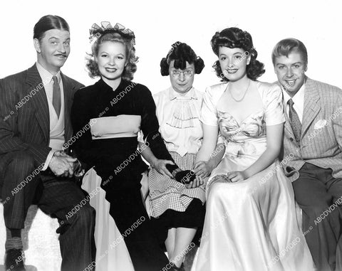 crp-08614 1941 Vinton Hayworth, Marjorie Reynolds, Daphne Pollard, Kay Harris, William Tracy film Tillie the Toiler crp-08614