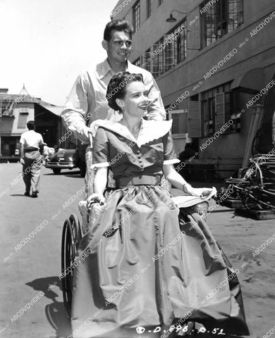 crp-08736 1948 Susan Peters & brother Bob Carnahan on Columbia Studios backlot film The Sign of the Ram crp-08736
