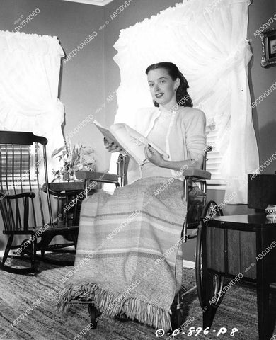 crp-08779 1948 Jean Peters w her script film The Sign of the Ram crp-08779