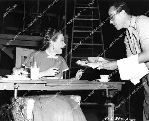 crp-08793 1948 director John Sturges, Jean Peters on set film The Sign of the Ram crp-08793