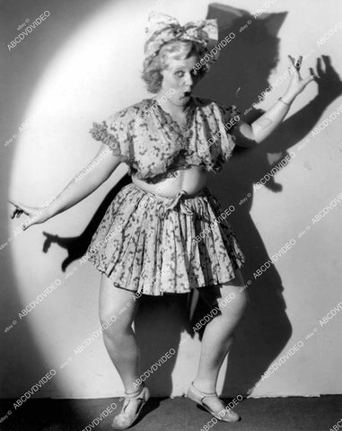 crp-08799 1930's plus size dancer Maxine Gates blonde heavyweight for Beef Trust Chorus Burbank Theatre crp-08799