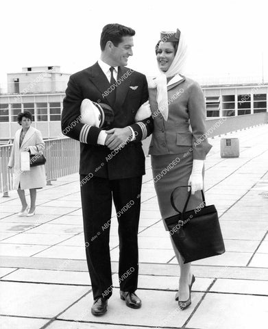 crp-08844 1963 Hugh O'Brian, Dolores Hart film Come Fly with Me crp-08844