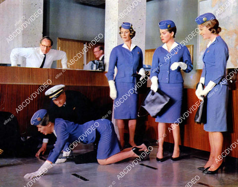 crp-08854 1963 Pamela Tiffin, Lois Maxwell, Dolores Hart, Lois Nettleton film Come Fly with Me crp-08854