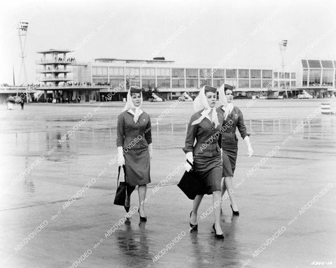 crp-08865 1963 Pamela Tiffin, Lois Nettleton, Dolores Hart film Come Fly with Me crp-08865