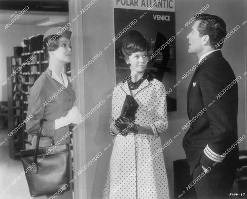 crp-08867 1963 Pamela Tiffin, Hugh O'Brian, Dawn Addams film Come Fly with Me crp-08867