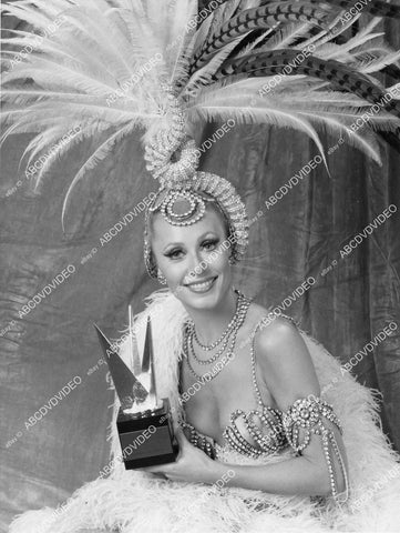 crp-00887 1977 Las Vegas Beauty Judi Angela dancer at Stardust Hotel TV Las Vegas Entertainment Awards crp-00887