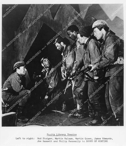 crp-00891 Rod Steiger,Martin Balsam,Martin Queen,James Edwards,Joe Bassett,Philip Kenneally play Sound of Hunting crp-00891