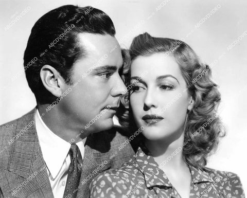 crp-08945 1941 Russell Hayden, Anita Louise film Two in a Taxi crp-08945