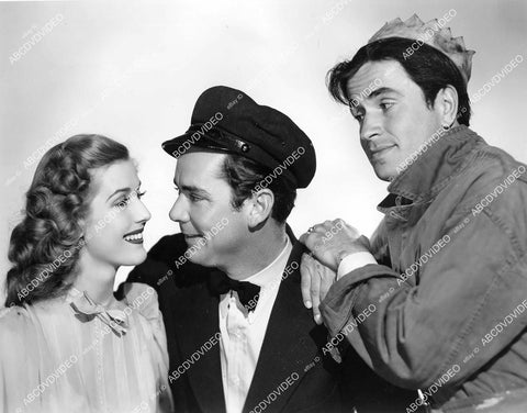 crp-08948 1941 Anita Louise, Russell Hayden, Noah Beery Jr film Two in a Taxi crp-08948