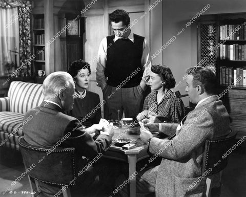 crp-09170 1951 Lee J Cobb, Erin Obrien-Moore, Peggy Converse, John Derek, Henry O'Neill film The Family Secret crp-09170