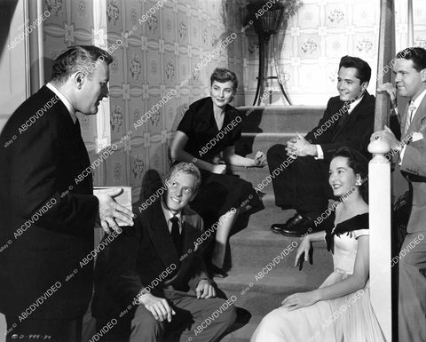 crp-09175 1951 Jody Lawrance, John Derek, John Baer, Irene Martin, Terry Terrill film The Family Secret crp-09175