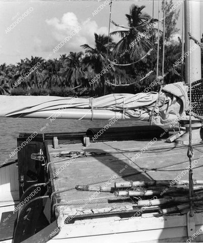 crp-09221 1951 ship deck film The Barefoot Mailman crp-09221