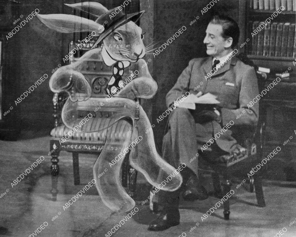The Invisible Rabbit crp-00922 1944 author Frank Fay w Broadway sensation Harvey the Invisi ...