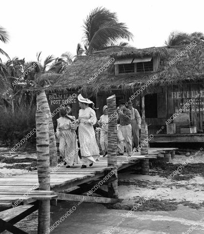 crp-09230 1951 Palm Beach Post Office film The Barefoot Mailman crp-09230