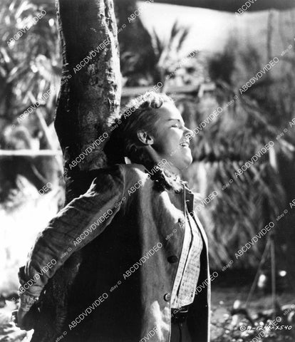 crp-09232 1951 Terry Moore tied to a tree film The Barefoot Mailman crp-09232