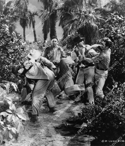 crp-09253 1951 Jerome Courtland fight sequence film The Barefoot Mailman crp-09253