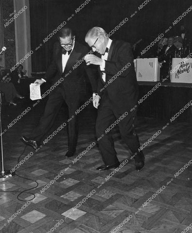 crp-00925 1960's Milton Berle, George Murphy live appearance do a little dance crp-00925