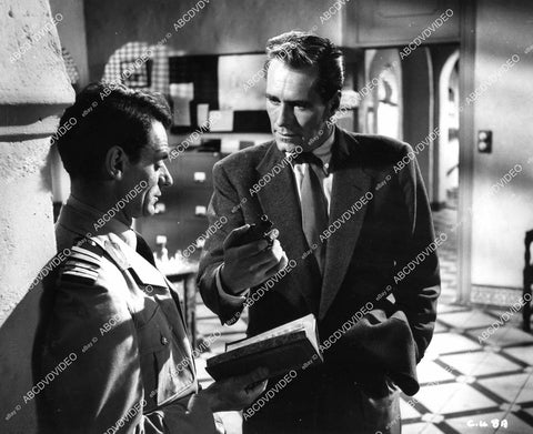crp-09352 1956 Philip Carey, Eugene Deckers film Port Afrique crp-09352