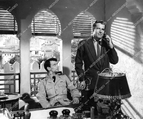 crp-09360 1956 Philip Carey, Eugene Deckers film Port Afrique crp-09360