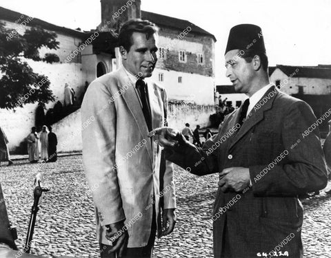crp-09374 1956 Philip Carey, Guido Lorraine film Port Afrique crp-09374