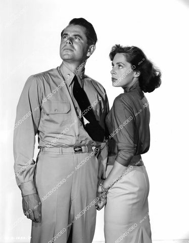 crp-09379 1950 Viveca Lindfors, Glenn Ford film The Flying Missile crp-09379
