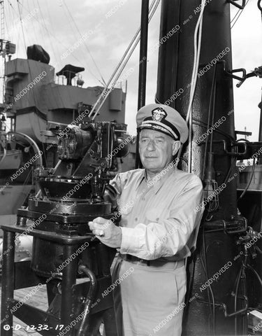 crp-09389 1950 Henry O'Neill on the submarine deck film The Flying Missile crp-09389
