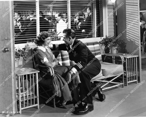 crp-09407 1950 Viveca Lindfors, Glenn Ford film The Flying Missile crp-09407