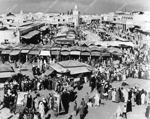 crp-09504 1973 historic Jamaa el-F'na Marrakech central square film Two People crp-09504