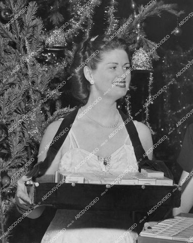 crp-00953 1945 Betty Carlson pictured as Cigarette Girl (illegible info on back I can't make out) crp-00953