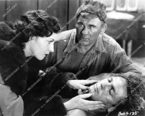 crp-09577 1928 Mary Duncan, Ivan Linow, Charles Farrell silent film The River crp-09577